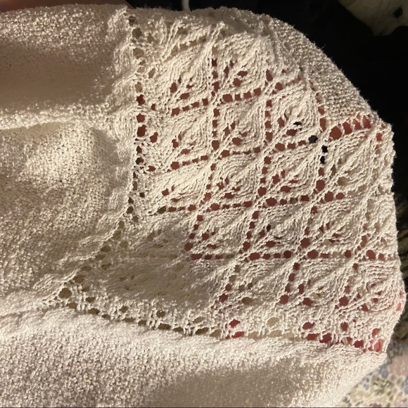 Willow Ridge Cream Colored Sweater sz M - Picture 3 of 4